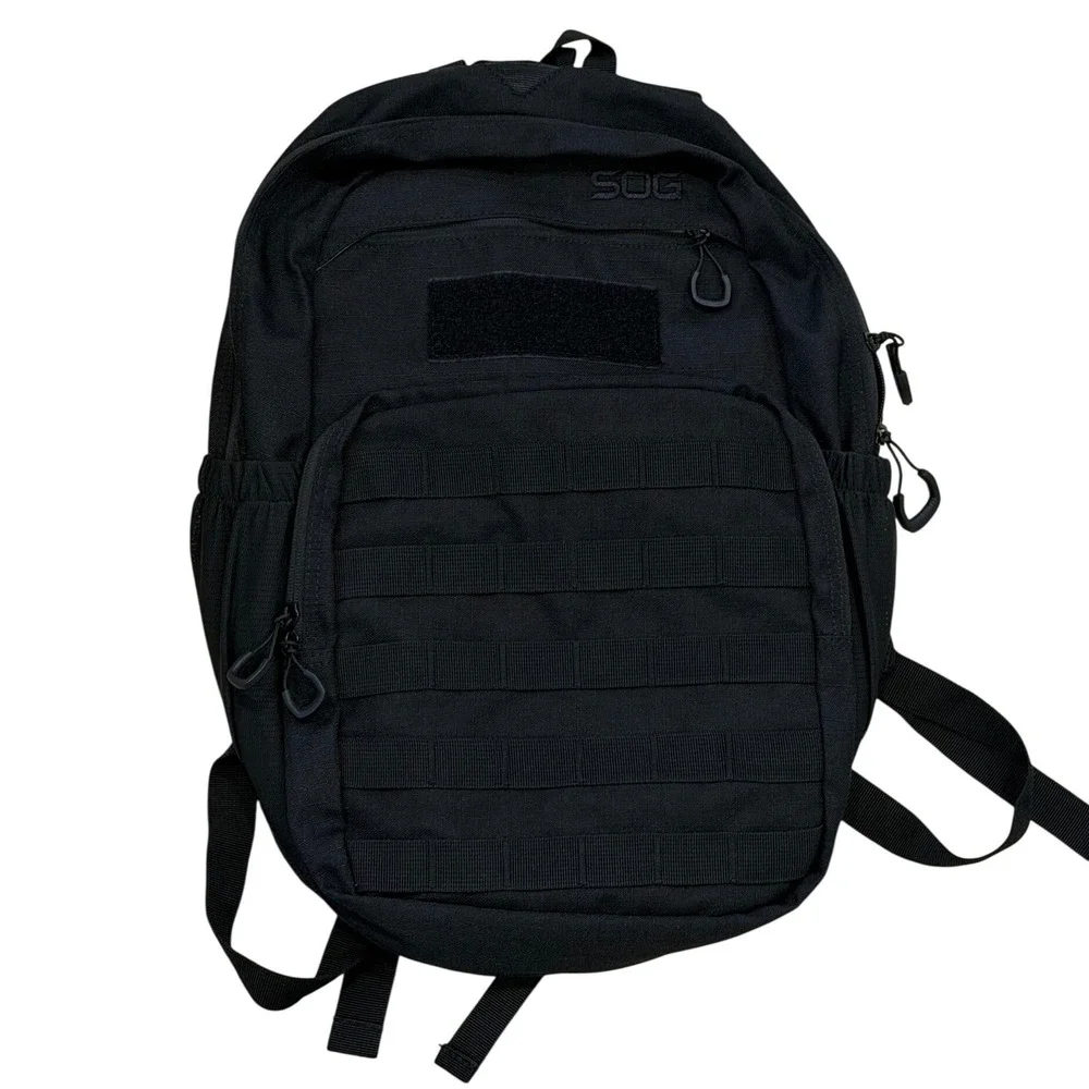 SOG Ninja Tactical Daypack Black MOLLE Military Style Backpack 24.2L EDC Bag New